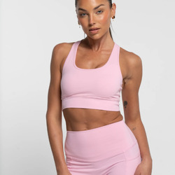 Racer Crop - Baby Pink