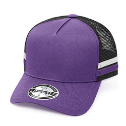 Kids A-Frame Striped Trucker Cap