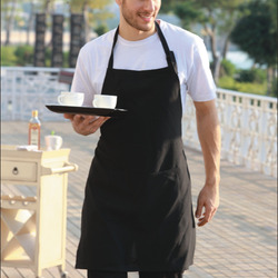 Cotton Drill Full Bib Apron - With Pocket