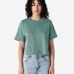 American Apparel - Fine Jersey Women's Boxy Cropped T-Shirt